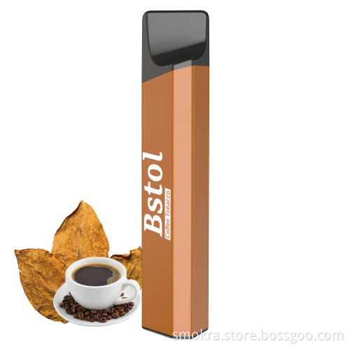 Wholesale disposable e cigarette vape pod Bstol GEM Coffee Tobacco